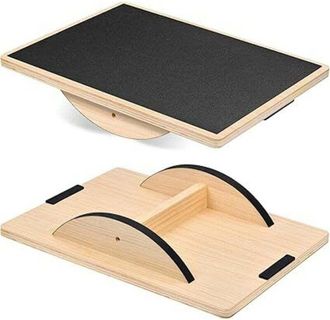 OEM Planche D &Eacute;quilibre - Bois Pin Multicouche 40x30x3 5 Cm - Pour Physioth&eacute;rapie Yoga Bureau Debout - 1 Pi&egrave;ce