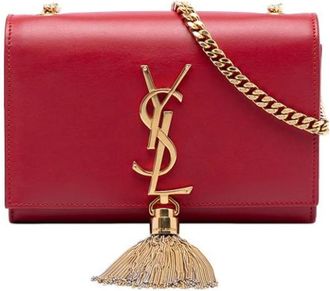 Saint Laurent Pre-owned Kate Schoudertas - Dames - Vintage Schoudertas - Rood - ONE Size - Leer - Vintage