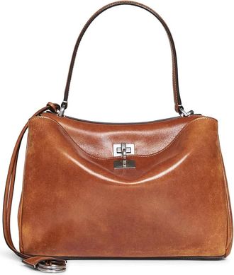 Balenciaga Rodeo Handtas Small - Dames - Tassen - Bruin - Maat: ONE Size Zijde