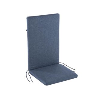 ED&Egrave;N JARD&Iacute; Coj&iacute;n para sill&oacute;n de jard&iacute;n reclinable azul 114x48x5cm