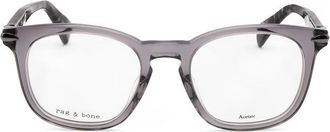 Rag & Bone Unisex Grey Rectangular Eyeglass Frames RNB7037/G