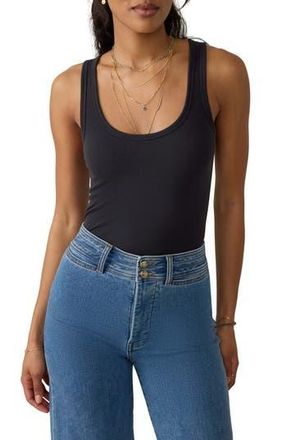 Faherty Featherweight Freestyle Rib Tank Top in Washed Black at Nordstrom Rack, Size X-Large