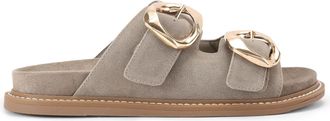 Kurt Geiger Womens River Sandals - Taupe - Size UK 6