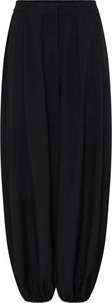 Ichi Pantalones Fava - Trousers - Mujer - Negro - M