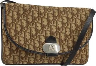 Dior Pre-owned Canvas dior-bags - Dames - Vintage Schoudertas - Beige - ONE Size - Vintage