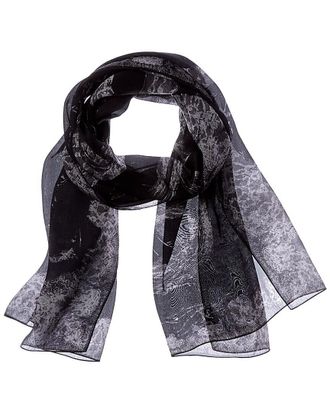 Jimmy Choo London Logo Silk Scarf