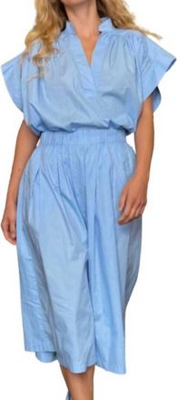 Rose Carmine Womens Skirt Pant In Blue