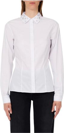 Liu Jo Shirt with jewel embroidery - female - Liu Jo - Shirts - White - XS - Blouses & Shirts