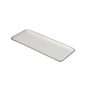 Be Home Easton Rectangular Platter in Graphite - Small at Nordstrom