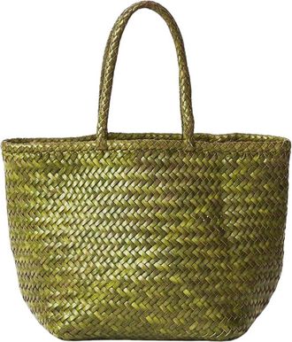 Dragon Diffusion Grace Basket Small Leather Tote