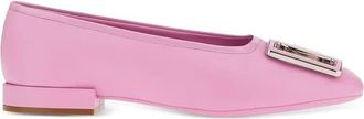 Ferragamo Ladies Pink Flats, US Size 4.5