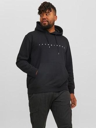 Jack & Jones Plus Size Jack & Jones PlusSize JJESTAR JJ SWEAT HOOD NOOS PLS, Baumwollmischung, relaxed fit