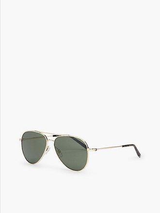 Tommy Hilfiger Stainless Steel Aviator Sunglasses