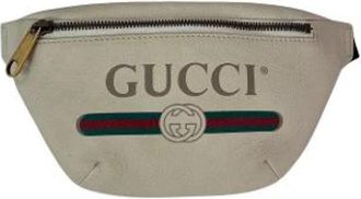 Gucci Pre-owned Canvas Heuptas - Dames - Vintage Heuptassen - Beige - ONE Size - Vintage