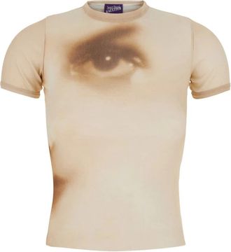 Jean Paul Gaultier Donna, Top, Beige, M, new