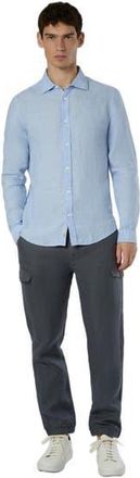 Onia Linen Cargo Jogger in Gunmetal at Nordstrom, Size 33