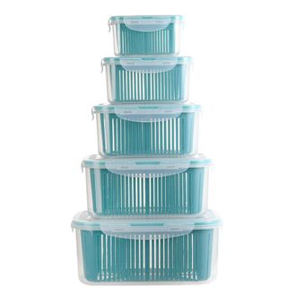 OEM Recipientes De Almacenamiento, Tapa, Filtro, Polipropileno, Sin Bpa, Para Refrigerador