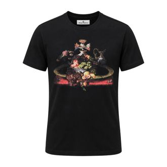 Vivienne Westwood Still Life Orb Classic T-Shirt - Dames - Tops - Zwart - Maat: M Katoen