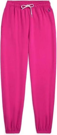 Polo Ralph Lauren Lichtgewicht Fleece Trainingsbroek - Dames - Sweatpants - Roze - S - Broeken