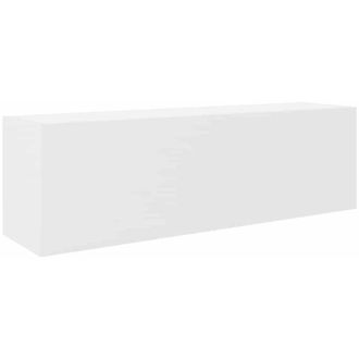 vidaXL Mueble De Pared De Ba&ntilde;o Madera Ingenier&iacute;a Blanco 100x25x30 Cm Vidaxl