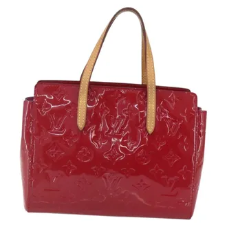 Louis Vuitton Catalina Monogram Vernis Pink Patent_Leather Handbag (Pre-Owned)