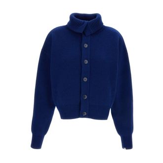 Extreme Cashmere Truien & Vesten, Dames, Blauw, ONE Size, Kasjmier, Bomberjack Cardigan