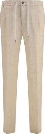 Pantaloni Torino Pantaloni in Lino - - Trousers - Uomo - Beige - S