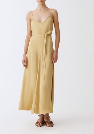 Fabiana Filippi Zijde Maxi Slipjurk Fijne Steek