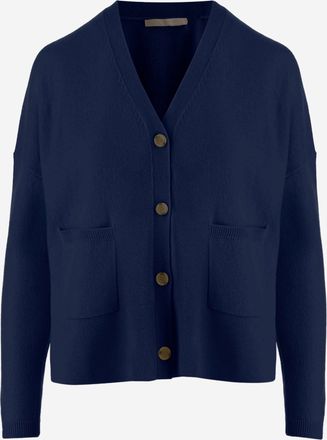 Allude Allude vest van wol en kasjmier