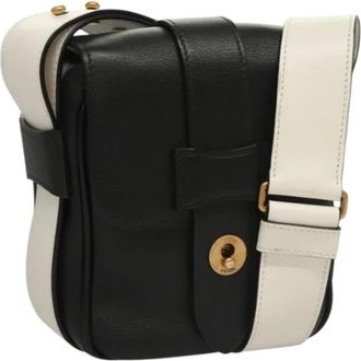Prada Pre-owned Cross Body Bags, female, Black, Size: ONE SIZE Pre-owned Vintage Leather Cross Body Bag