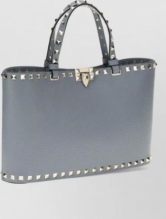 Valentino tote bag top handles detachable strap hardware
