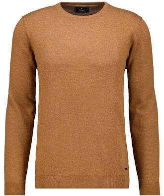 Ragman Rundhalspullover RAGMAN, Herren, Gr. 58, kastanie, 089, 95% Baumwolle 5% Cashmere, Rundhals, Pullover Rundhalspullover