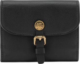Etro Pony Wallet - Heren - Accessoires - Zwart - Maat: ONE Size Leer