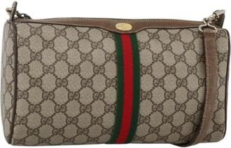 Gucci Pre-owned Vintage Schoudertas - Dames - Vintage Schoudertas - Beige - ONE Size - Vintage