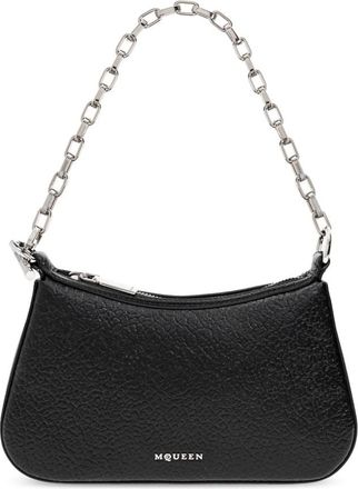 Alexander McQueen Leren tas T-Bar Mini - Dames - Mini tas - Zwart - ONE Size - Leer - Tassen