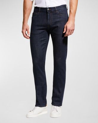 Canali Men & apos;s 5-Pocket Stretch Denim Jeans