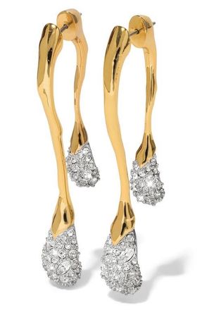 Alexis Bittar Solanales Crystal Ear Jackets in Champagne at Nordstrom