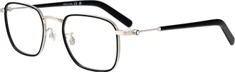 Montblanc MB0424O Metal Frame Eyeglasses - Silver