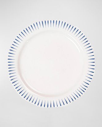Juliska Sitio Stripe Delft Blue Dessert/Salad Plate