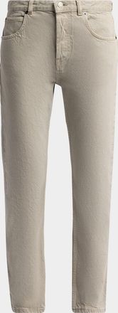 The Row Riaco Straight-Leg Cotton Jeans
