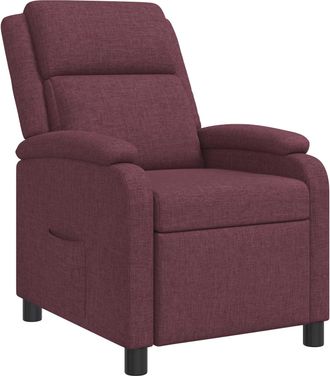 vidaXL Recliner Morado Tela Vidaxl