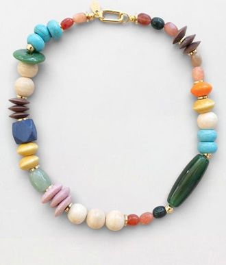 By Lilla Flower Shop Necklace in Rainbow at Nordstrom, Size 28
