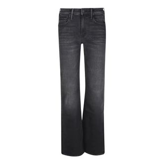 Mother The Jinx Heel Jeans - Dames - Jeans - Zwart - Maat: W27 Katoen