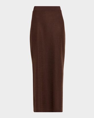 SIMKHAI Nicky Knit Midi Skirt