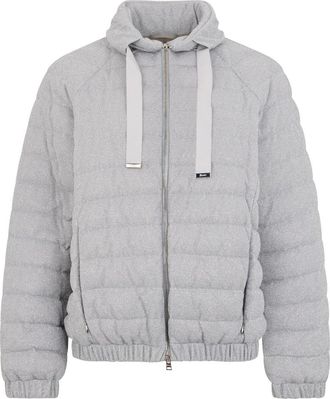 Herno M.699 Gewatteerde Jas - Dames - Winterjassen - Grijs - M - Leer - Jassen