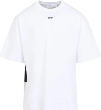 Off-white Negative Arrow Skate T-shirt - Heren - T-shirts - Wit - L - Katoen - Tops
