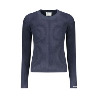 Pepe Jeans London Dames, Truien, Blauw, Maat: XS Katoen