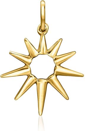 RS Pure by Ross-Simons Italian 14kt Yellow Gold Sun Charm