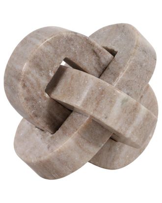 Sagebrook Home 5In Onyx Marble Rounded Knot