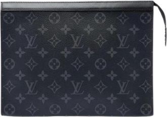Louis Vuitton Pre-owned Monogram Eclipse Clutch - - Pre-owned - Uomo - Nero - ONE SIZE